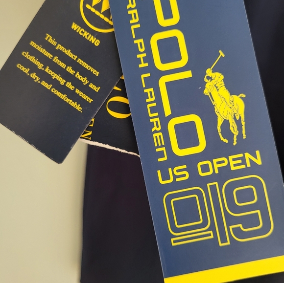 Polo Ralph Lauren Girls Polo Tennis US Open Racerback Dress Navy Blue Logo New - Picture 7 of 8